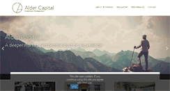 Desktop Screenshot of aldercapital.com